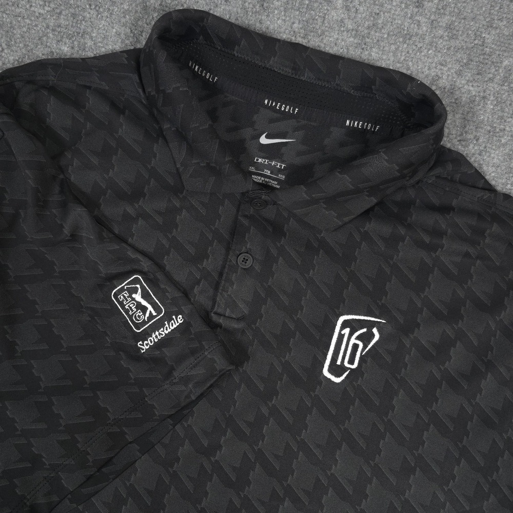 Nike Golf Phoenix Open 16th Hole Polo Shirt Mens 2XL Houndstooth TPC Scottsdale